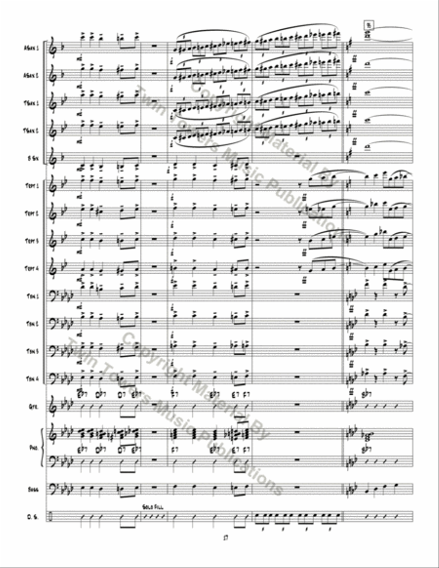 Junk Mix and Hubcap Sale Jazz Ensemble scores gallery preview page 18
