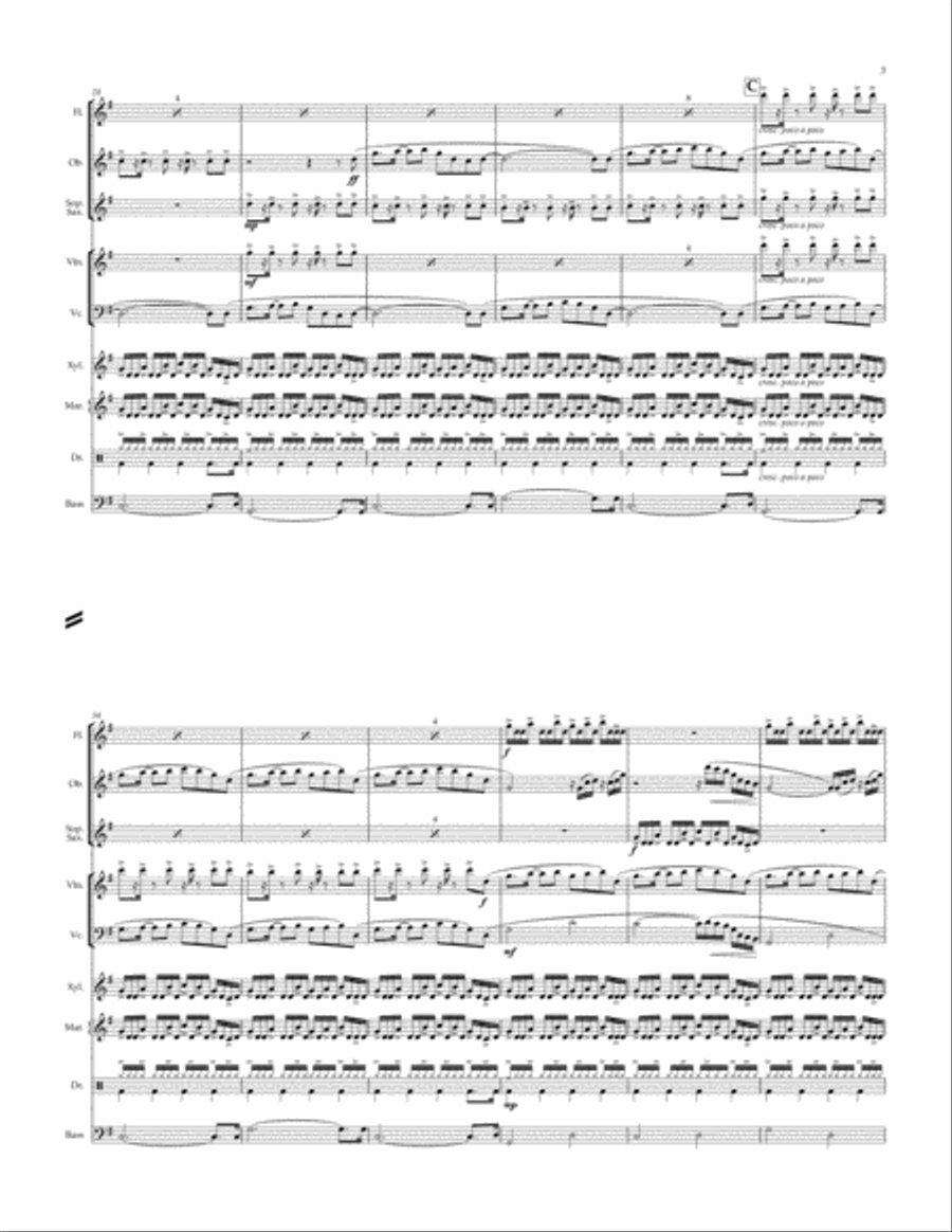 Wind In My Sails Large Ensemble scores gallery preview page 5