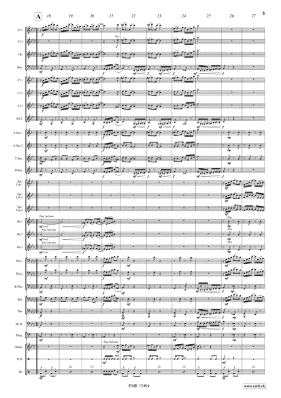 Gladiolus Rag Gladiolus Rag Concert Band scores gallery preview page 5