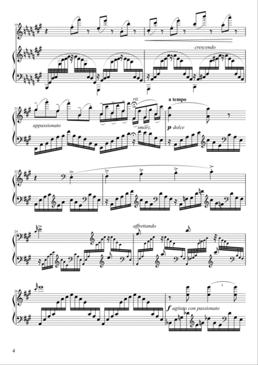 Etude de Concert S. 144 No. 3 in Db Major Piano Method scores gallery preview page 4