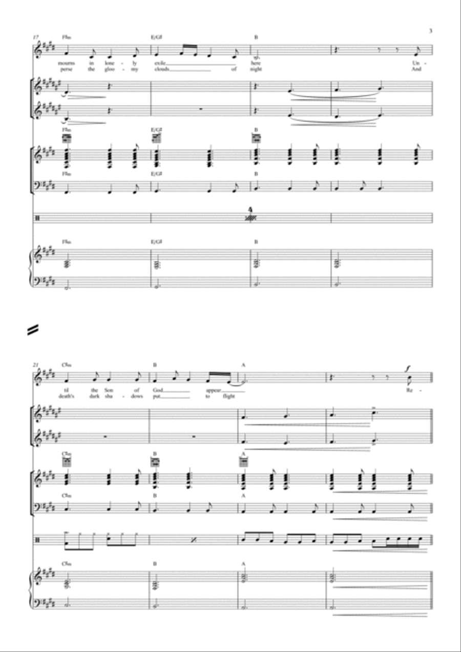 O Come, O Come, Emmanuel Small Ensemble scores gallery preview page 3
