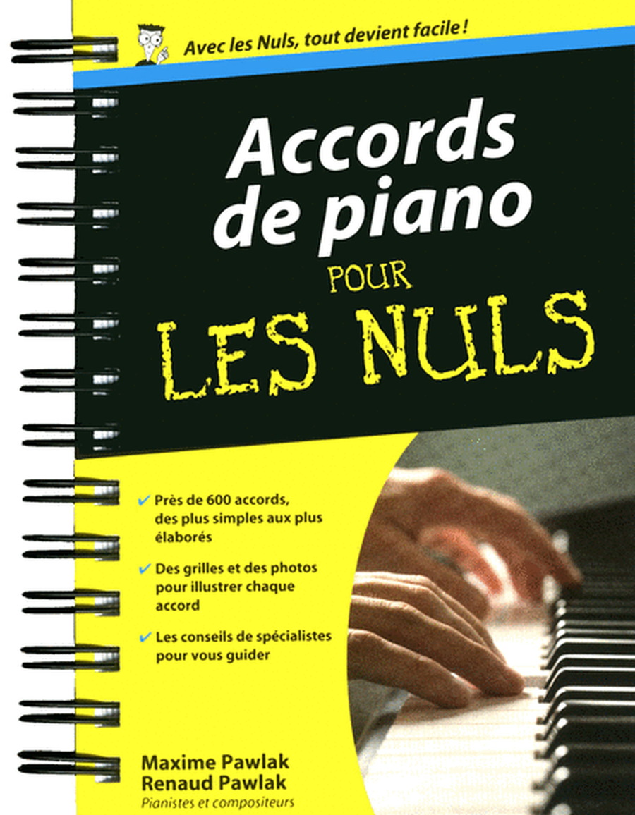 Accords de piano Poche Pour les Nuls