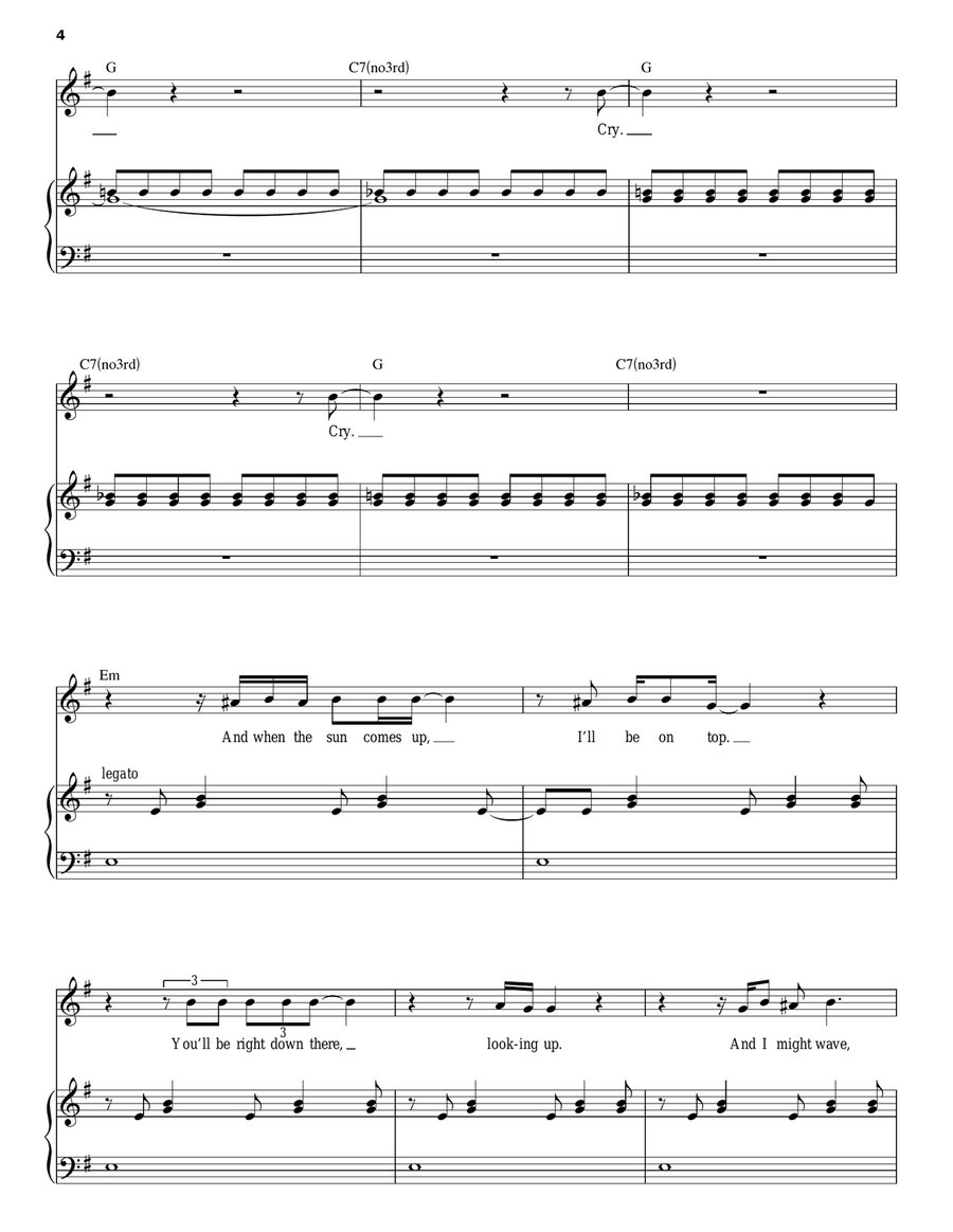 96 Tears Piano scores gallery preview page 4