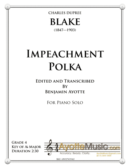 Impeachment Polka (1868)