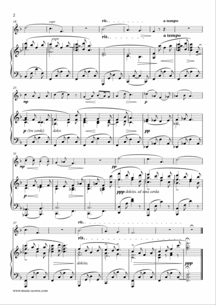 Mary's Lullaby, or Maria Wiegenlied - Viola and Piano Piano scores gallery preview page 2