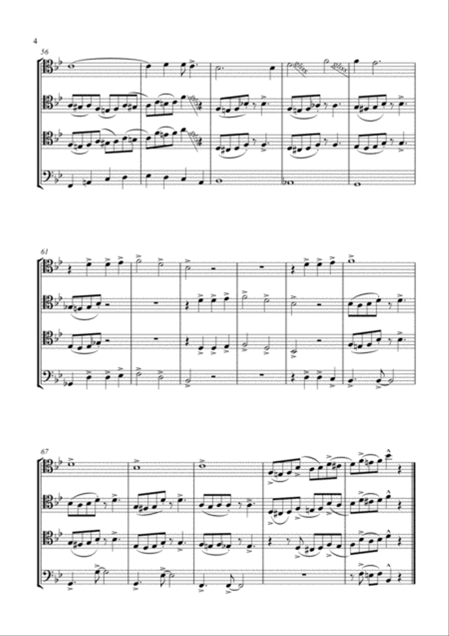When the Saints Come Marching In Brass Ensemble scores gallery preview page 5