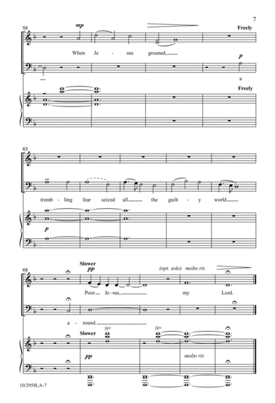 When Jesus Wept When Jesus Wept 4-Part scores gallery preview page 6