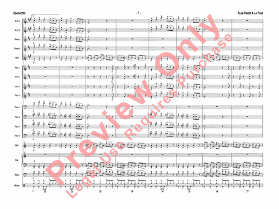 Blue Rondo a la Turk Jazz Ensemble scores gallery preview page 10