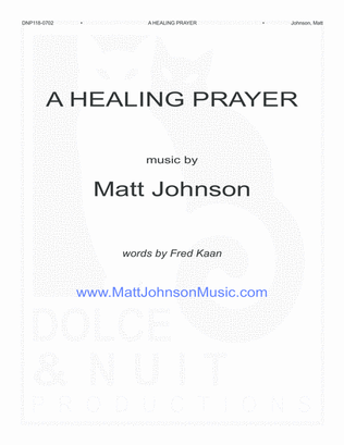 A Healing Prayer-a musical prayer for peace