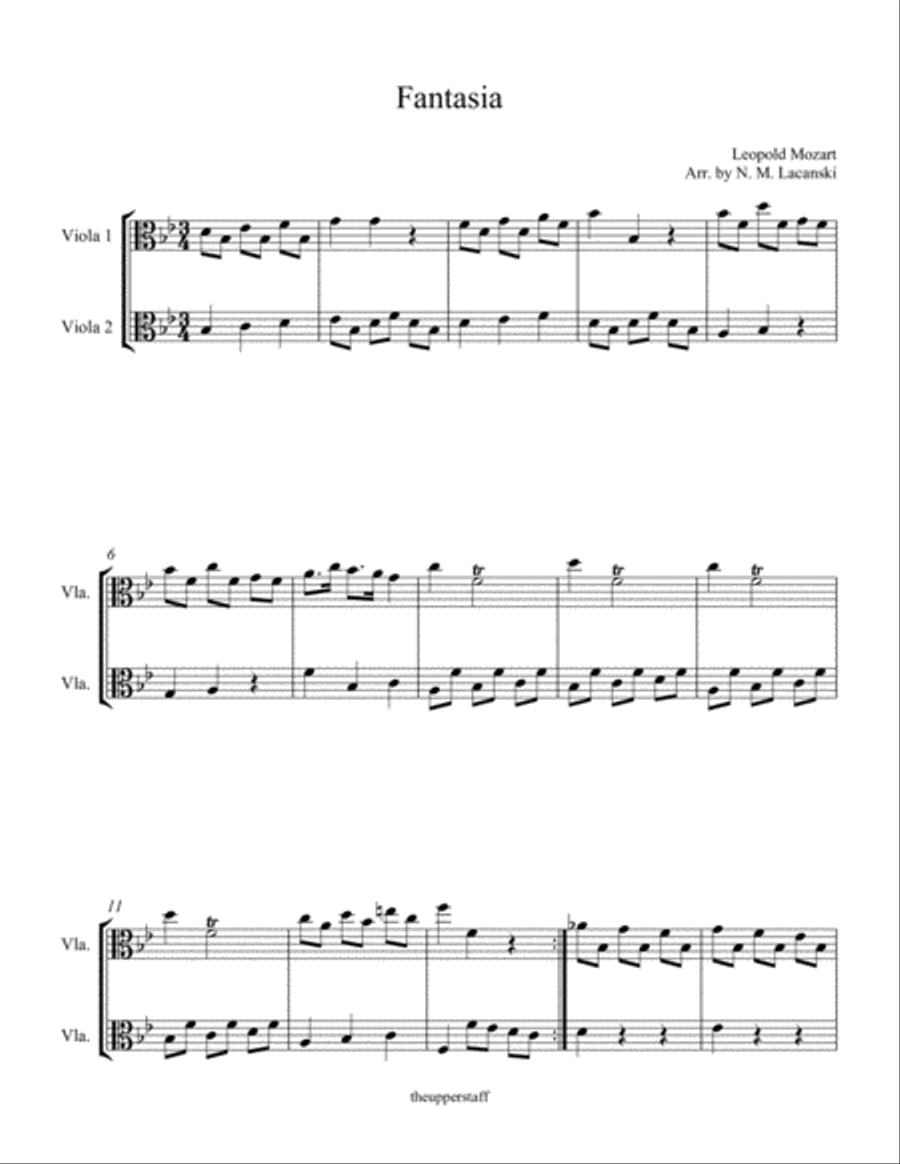 Fantasia Fantasia String Duet scores gallery preview page 2