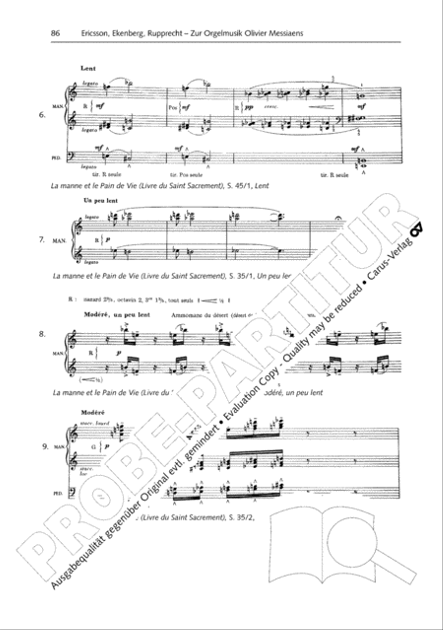 Orgelschule zur historischen Auffuhrungspraxis Organ Solo scores gallery preview page 87