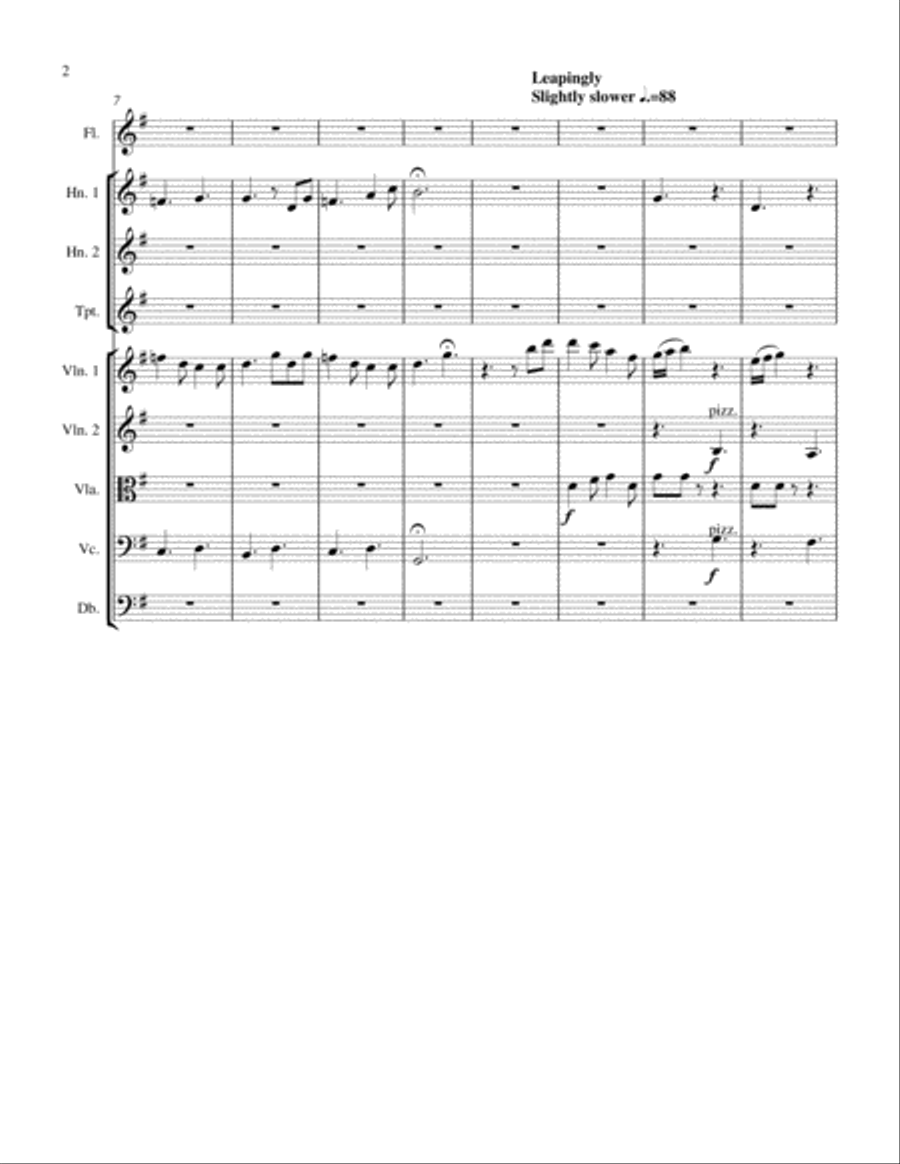 Sunrise Dance - orchestral piece (set of parts included) Full Orchestra scores gallery preview page 2
