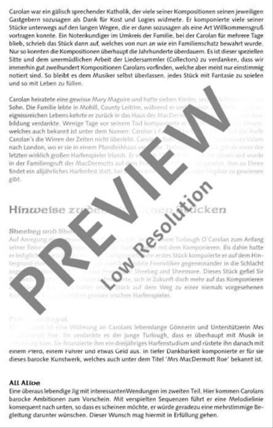The O'Carolan Book The O'Carolan Book Flute scores gallery preview page 6