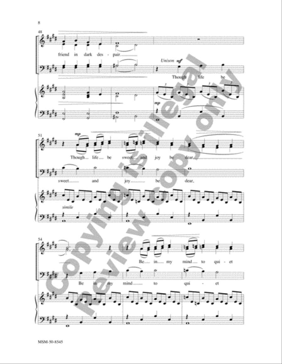 A Heart of Grace 4-Part scores gallery preview page 7