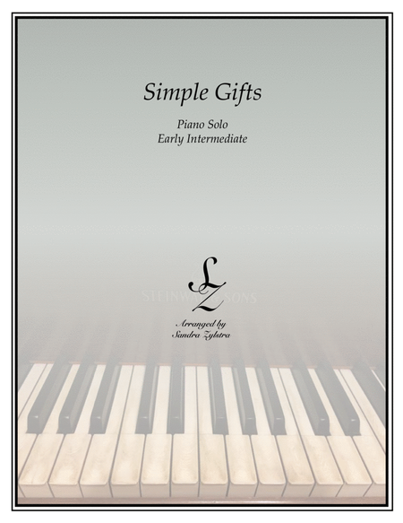 Simple Gifts (early intermediate piano solo) image number null