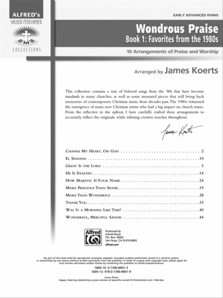 Wondrous Praise, Book 1 Wondrous Praise, Book 1 Piano Solo scores gallery preview page 2
