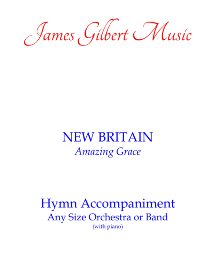 NEW BRITAIN (Amazing Grace) Small Ensemble scores gallery preview page 1