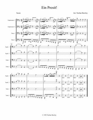 Book cover for Ein Prosit - Tuba/Euphonium Quartet