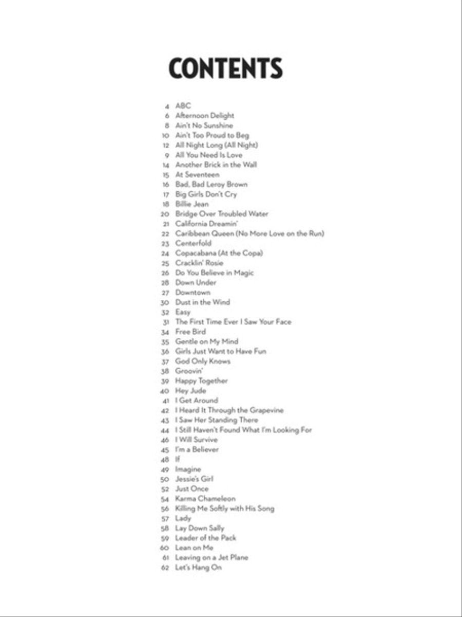 101 Popular Songs Alto Saxophone scores gallery preview page 2