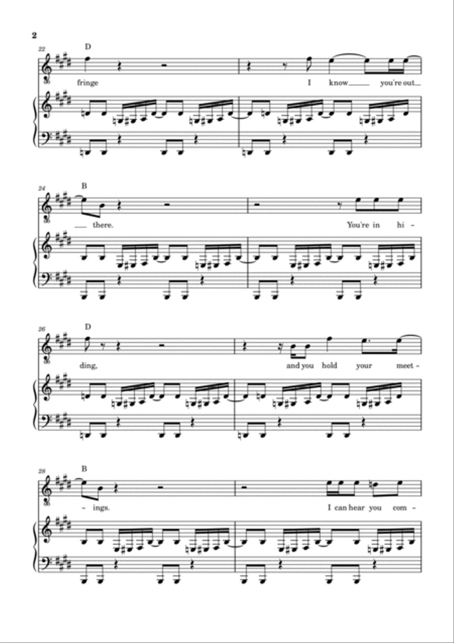 Lunatic Fringe Voice scores gallery preview page 3