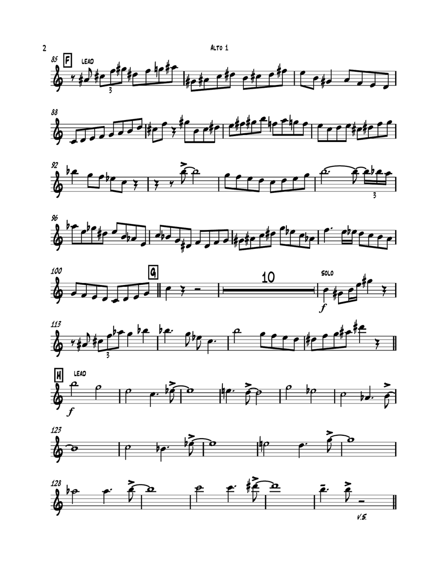 Giant Steps Jazz Ensemble scores gallery preview page 2