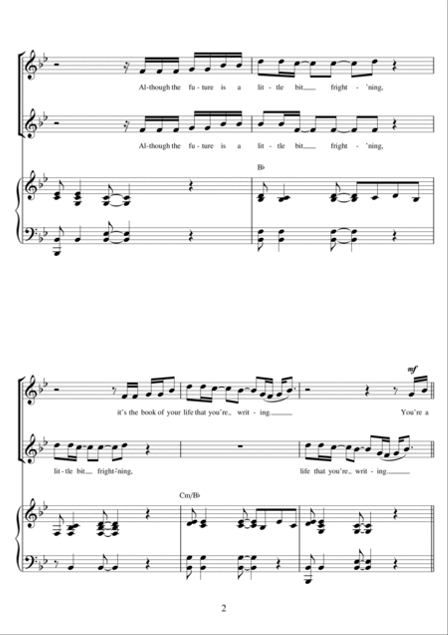 Kung Fu Fighting Choir scores gallery preview page 2