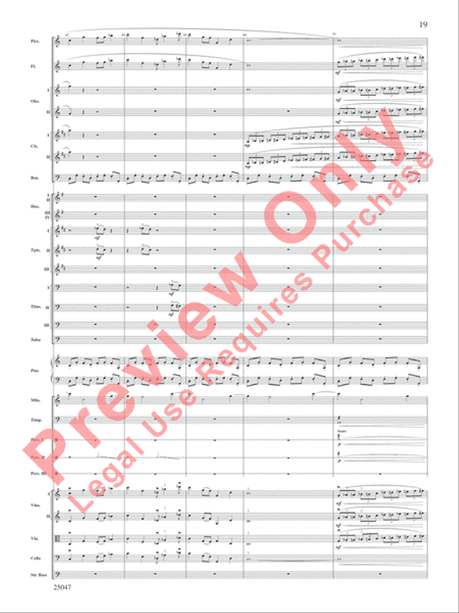 The Winds of Poseidon Full Orchestra scores gallery preview page 20