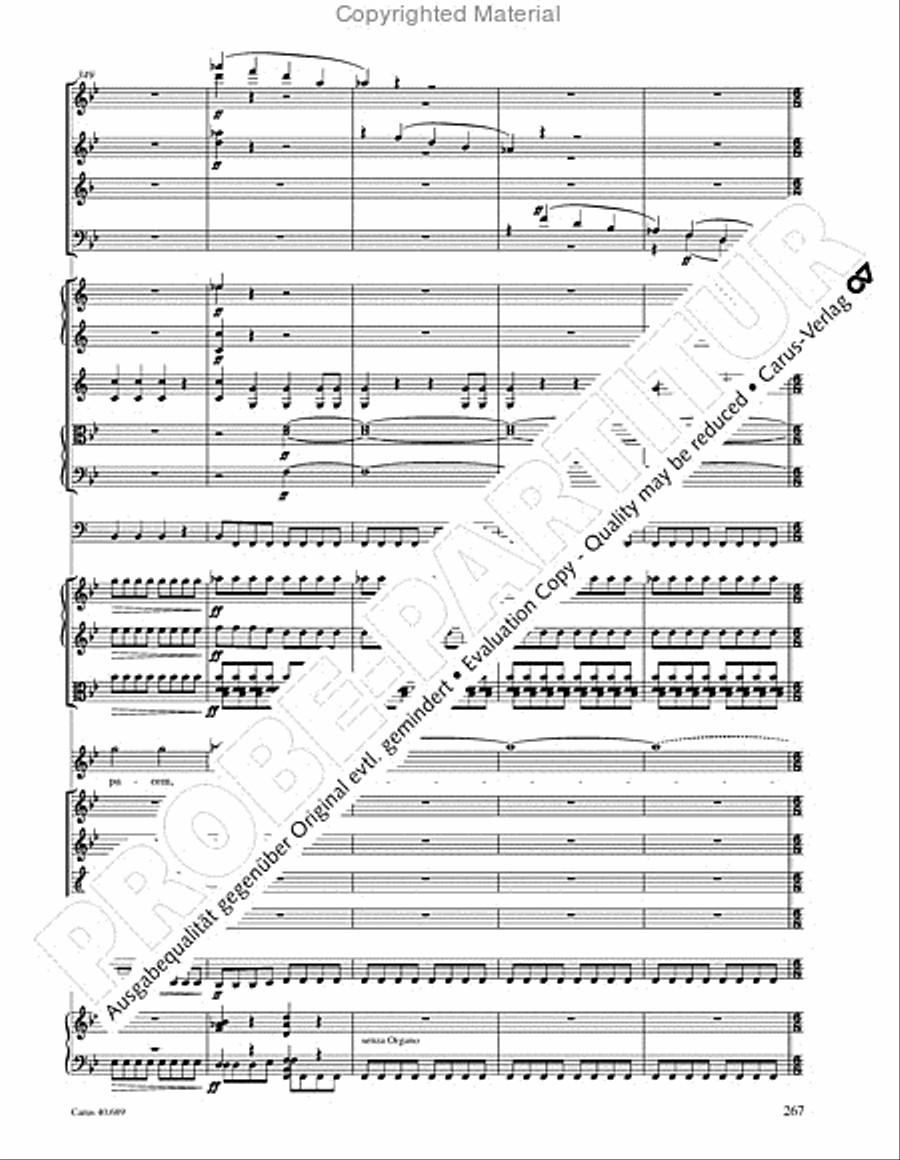 Missa solemnis Missa solemnis 4-Part scores gallery preview page 283