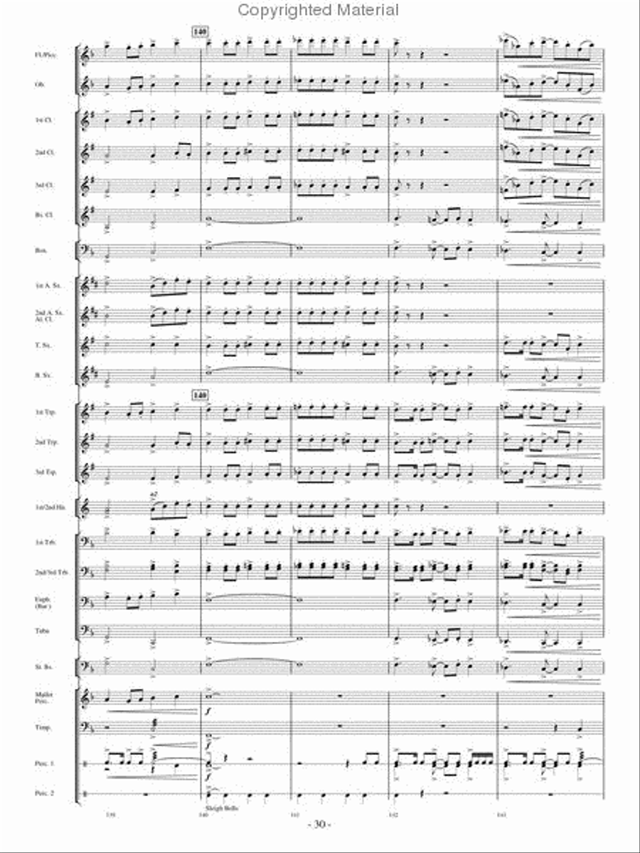 Make A Joyful Noise Concert Band scores gallery preview page 29