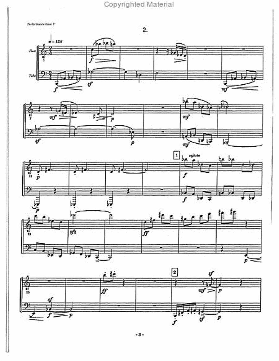 6 Preludes 6 Preludes Flute scores gallery preview page 3