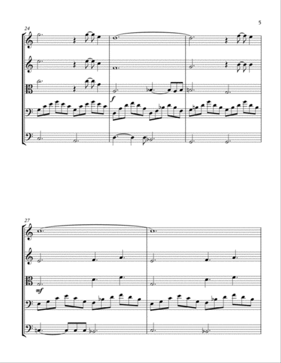 In My Room String Orchestra scores gallery preview page 5