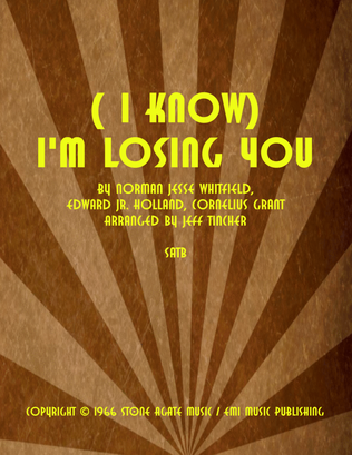 I'm Losing You (i Know)