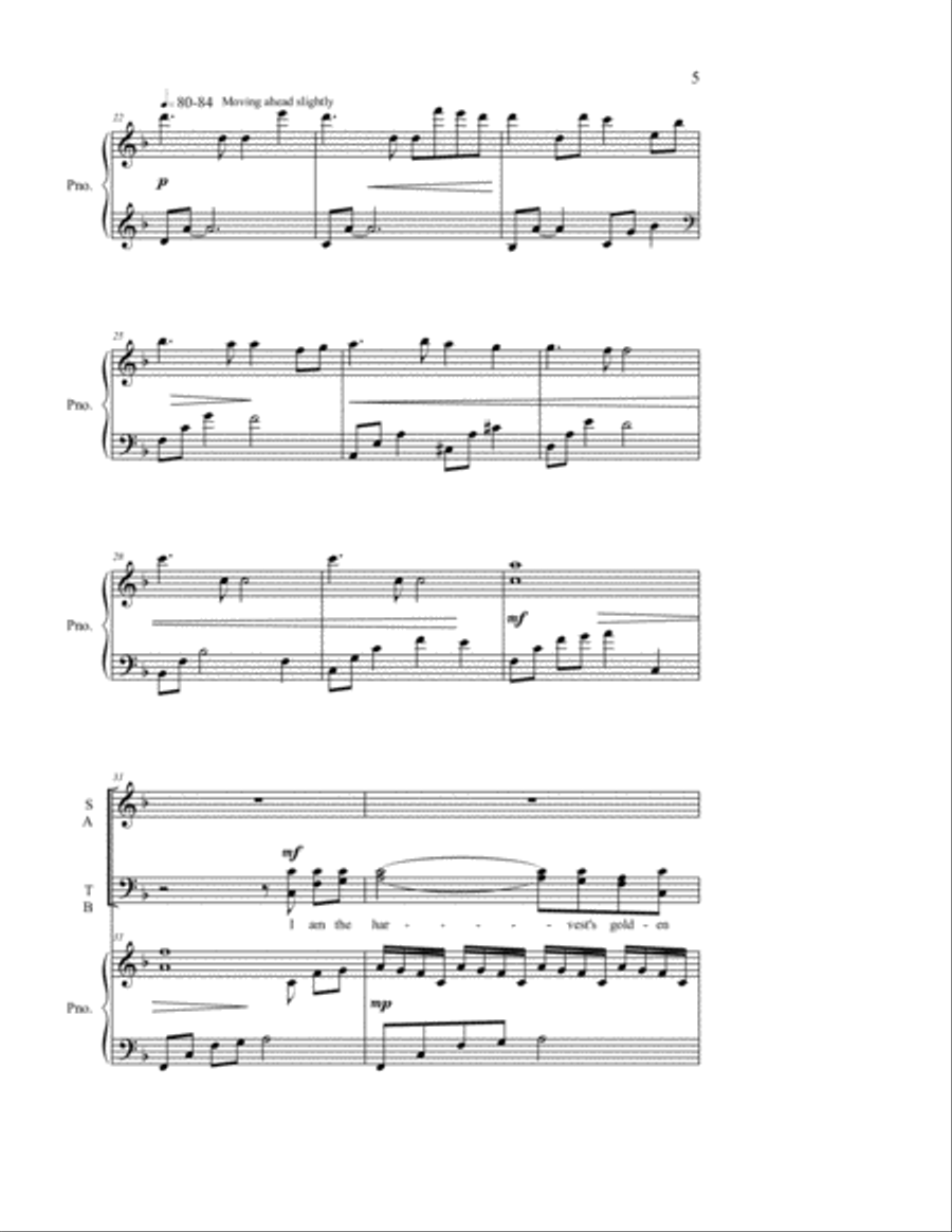 Do Not Stand at My Grave and Weep 4-Part scores gallery preview page 4