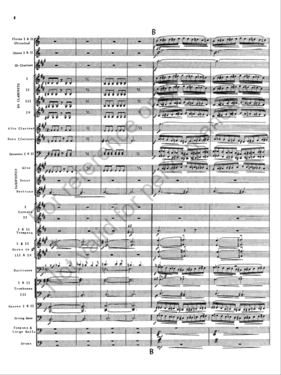 The Golden Legend Concert Band scores gallery preview page 47