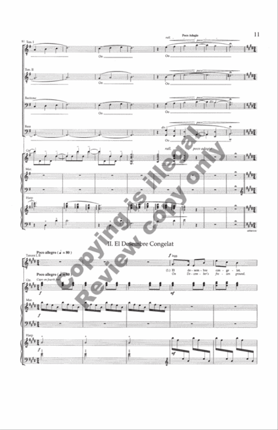 Carols and Lullabies (Full Score) Choir scores gallery preview page 6