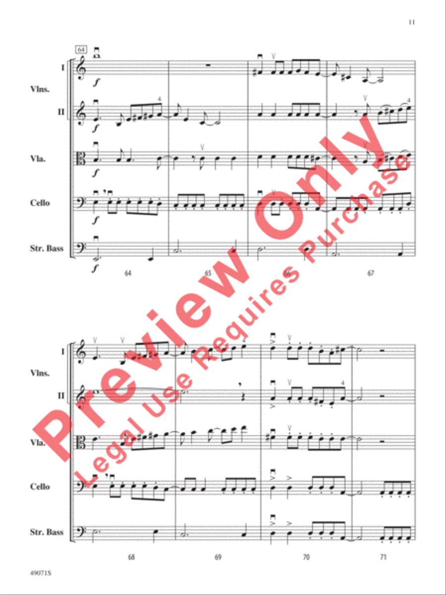 Ride the Wind String Orchestra scores gallery preview page 12