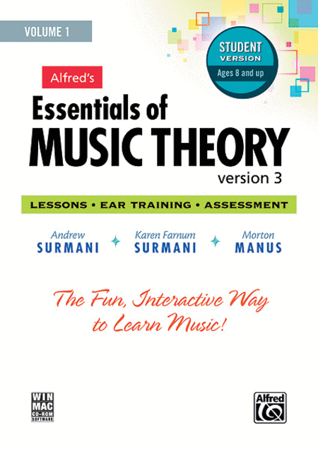 Essentials of Music Theory Software, Version 3.0, Volume 1