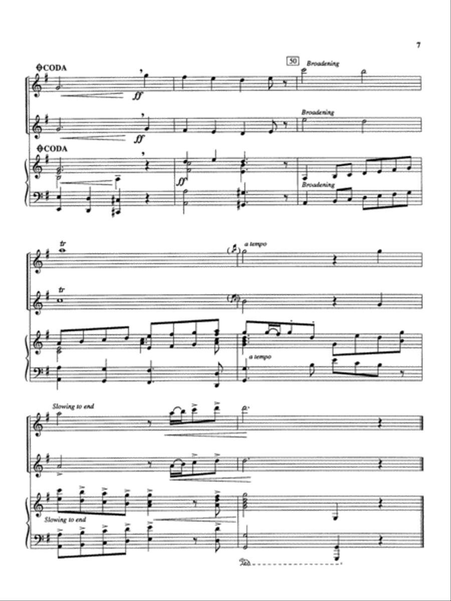 Solos and Duets - for C Instruments and Accompaniments (Volume I) Piano Accompaniment scores gallery preview page 6