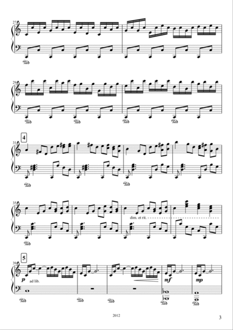 Paisley's Sonata Piano Solo scores gallery preview page 3