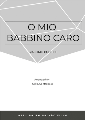Book cover for O MIO BABBINO CARO - CELLO & CONTRABASS