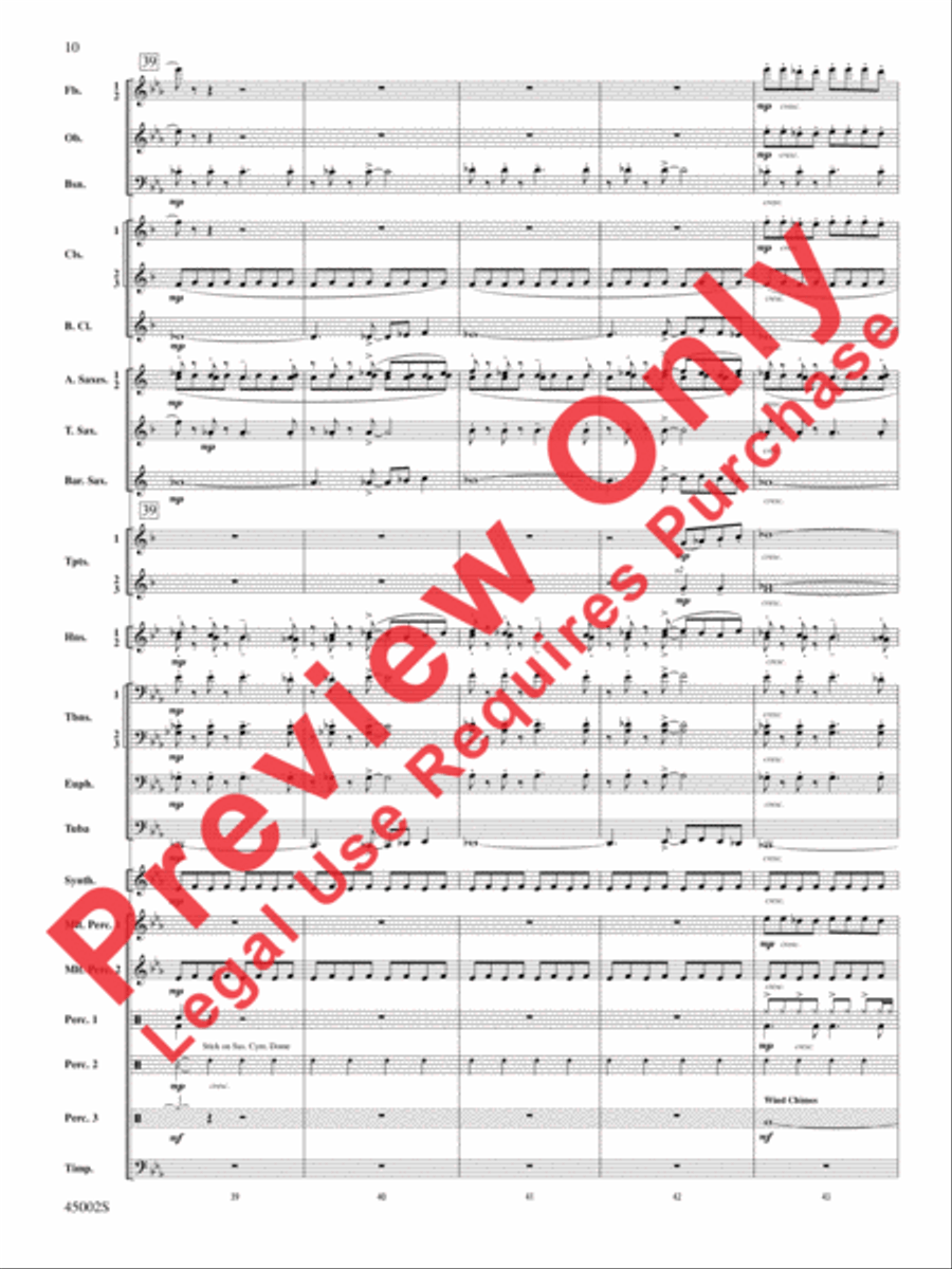 Winds of Change Concert Band scores gallery preview page 46