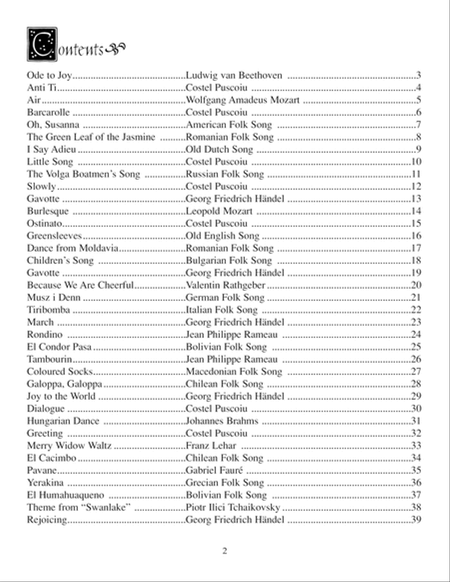 Easy Duets for Flute Woodwind Duet scores gallery preview page 3