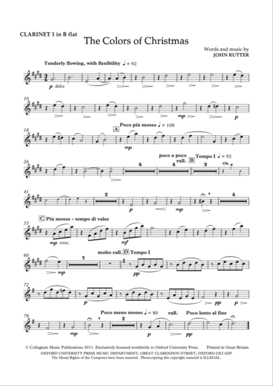 The Colors of Christmas Chamber Orchestra scores gallery preview page 5