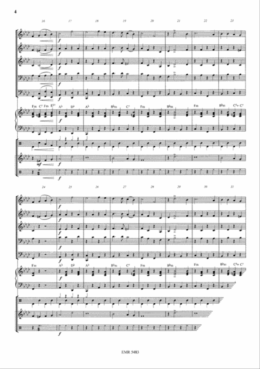 Memories of Russia Memories of Russia Concert Band scores gallery preview page 5