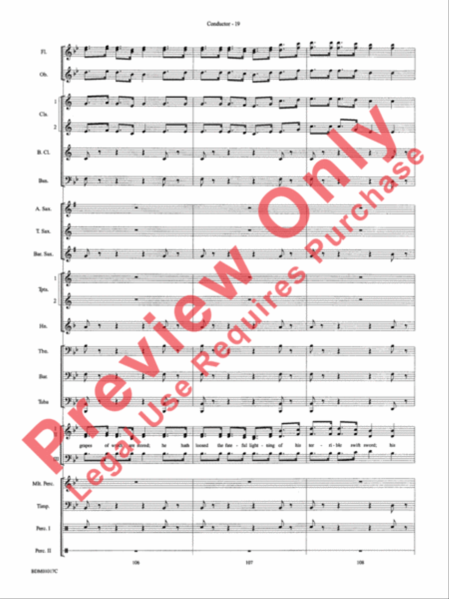 An American Celebration Concert Band scores gallery preview page 22