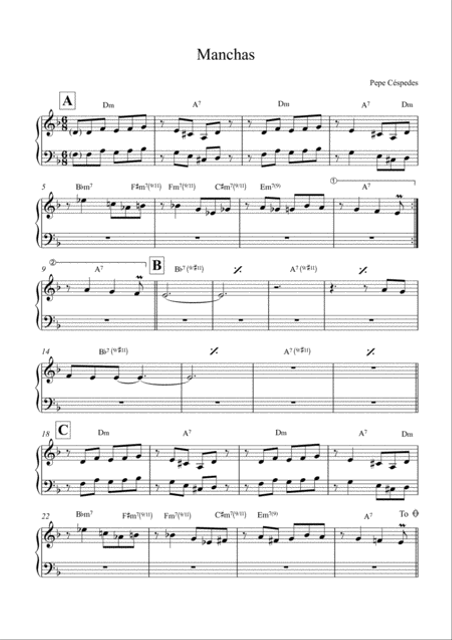 Manchas Jazz Ensemble scores gallery preview page 2
