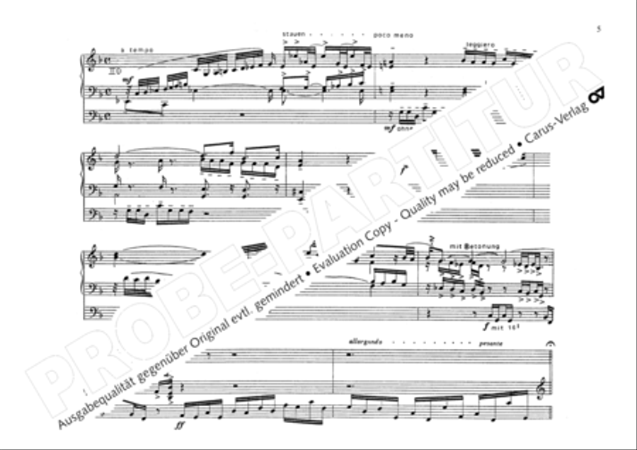 O God, from heaven look on us (Ach Gott, vom Himmel sieh darein) Organ scores gallery preview page 8
