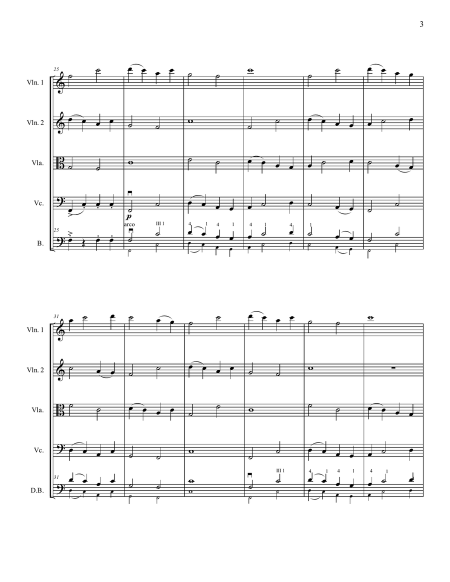 Early Americans String Orchestra scores gallery preview page 4