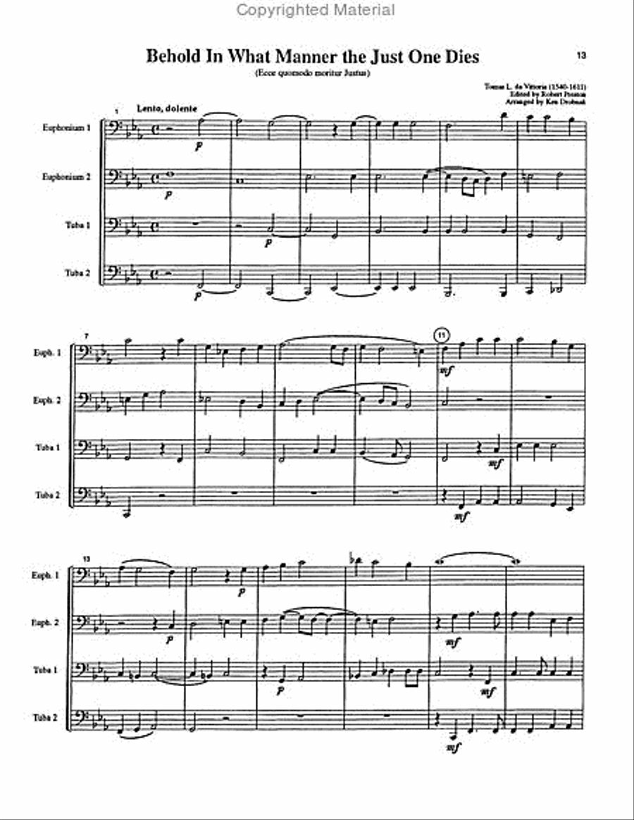 Renaissance Choral Music Choir scores gallery preview page 7