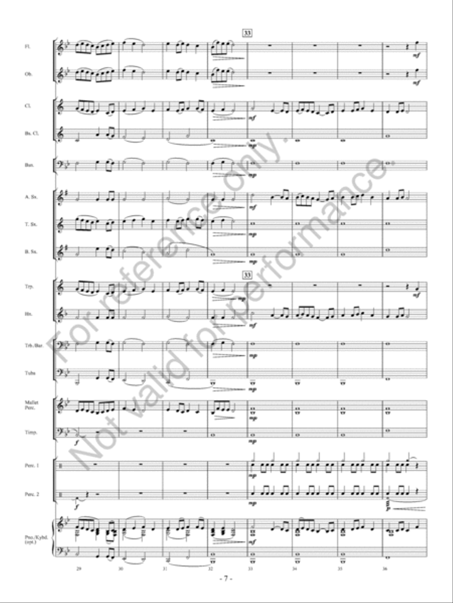 The Gift Of Hope Concert Band scores gallery preview page 8